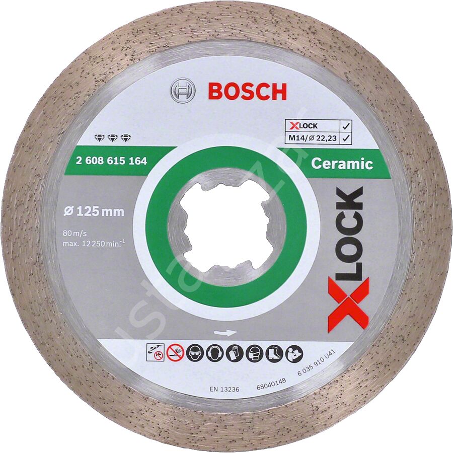 Bosch - X-LOCK - Best Serisi Seramik İçin, Elmas Kesme Diski 125 mm 2608615164