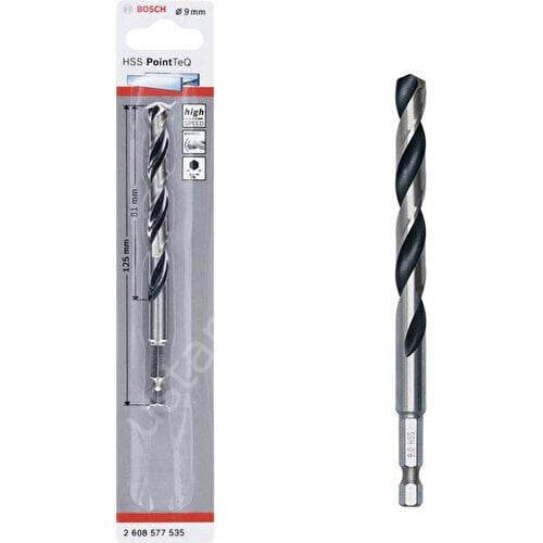 Bosch Hss Point Teq Hex Metal Matkap Ucu 9mm  - 2608577535