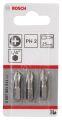 Bosch - Extra Hard Serisi Vidalama Ucu PH2*25 mm 3'lü 2607001511