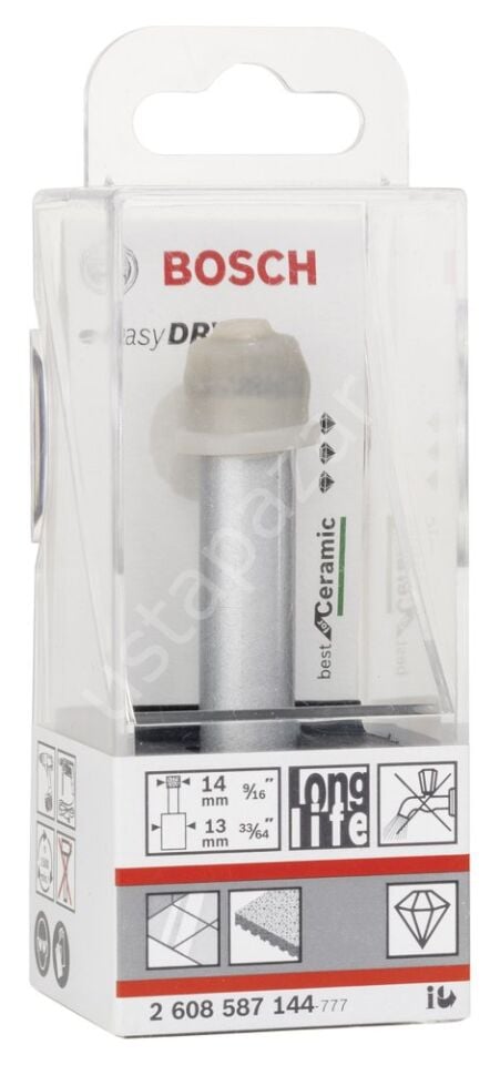 Bosch - Best Serisi, Matkap İçin Seramik Kuru Elmas Delici 14*33 mm 2608587144
