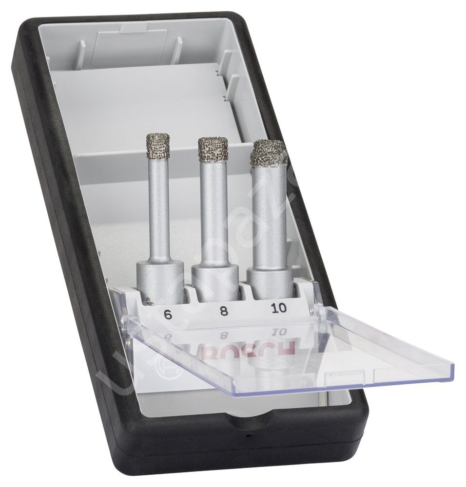 Bosch - Best Serisi, Matkap İçin Seramik Kuru Elmas Delici 6/8/10 mm 3 Parça Set 2608587145