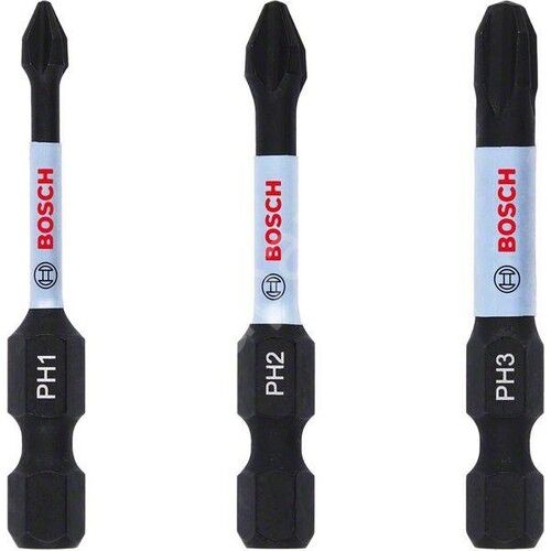 Bosch - Impact Control Serisi Vidalama Ucu PH*50 mm 3'lü Set (PH1/2/3)
