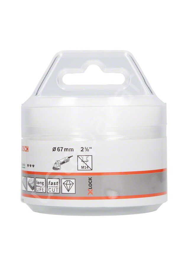 Bosch - X-LOCK - Best Serisi, Taşlama İçin Seramik Kuru Elmas Delici 67*35 mm 2608599021