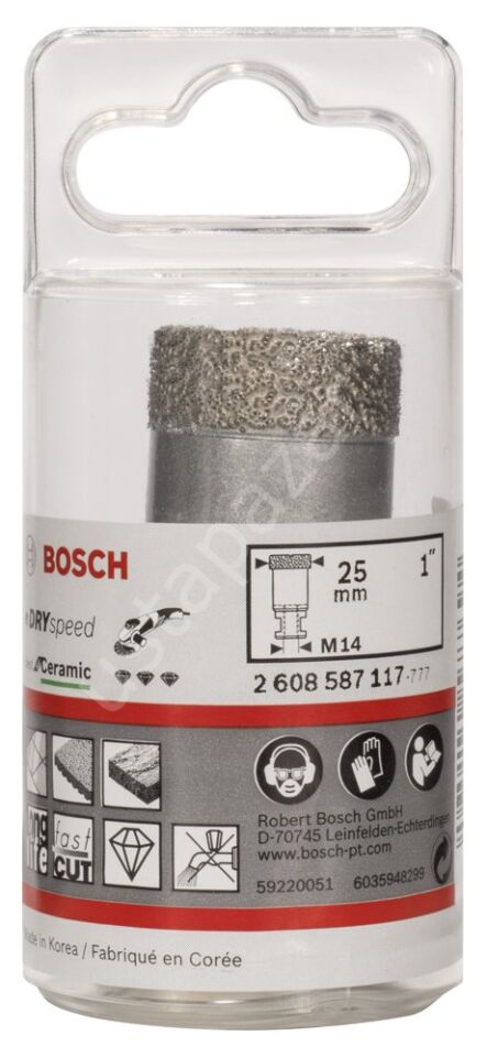 Bosch - Best Serisi, Taşlama İçin Seramik Kuru Elmas Delici 25*35 mm 2608587117