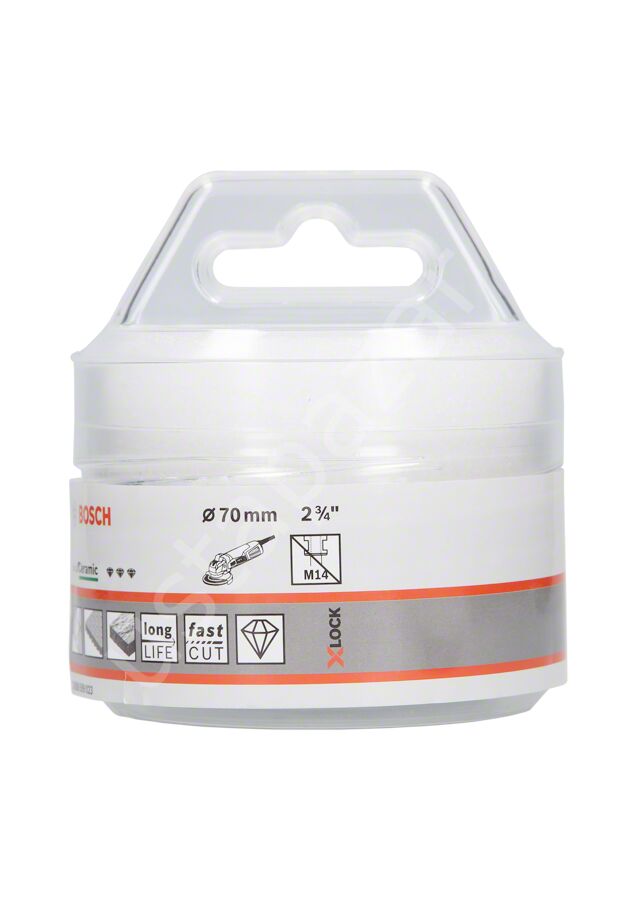 Bosch - X-LOCK - Best Serisi, Taşlama İçin Seramik Kuru Elmas Delici 70*35 mm 2608599023