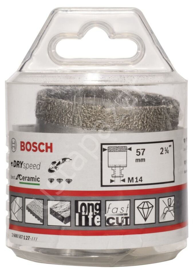 Bosch - Best Serisi, Taşlama İçin Seramik Kuru Elmas Delici 57*35 mm 2608587127