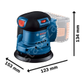 Bosch Gex 185-LI Eksantrik Zımpara Makinesi Solo