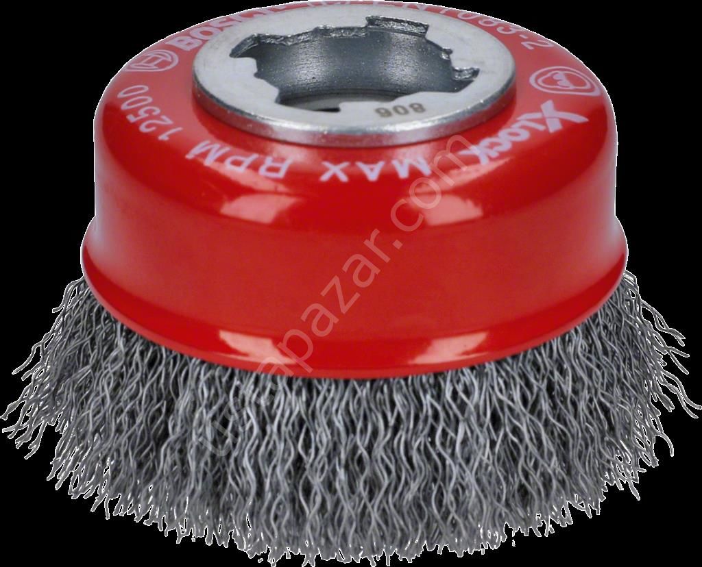Bosch - X-LOCK - Clean Serisi Metal İçin Saçaklı Tel Fırça 75*0,3 mm 2608620725
