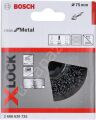 Bosch - X-LOCK - Clean Serisi Metal İçin Saçaklı Tel Fırça 75*0,3 mm 2608620725