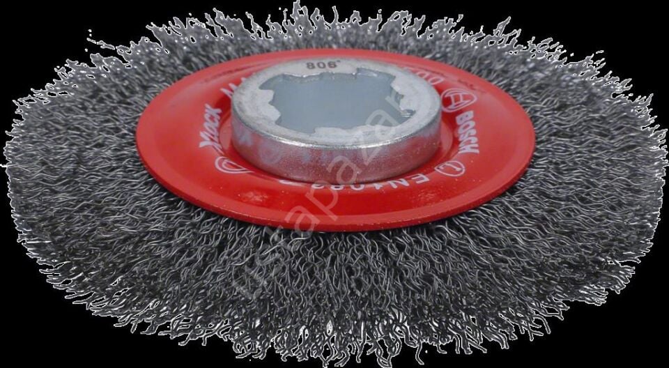 Bosch - X-LOCK - Clean Serisi Metal İçin Saçaklı Yuvarlak Fırça 115*0,3 mm 2608620732