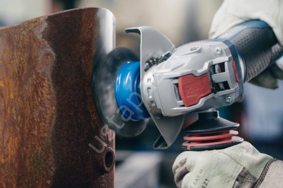 Bosch - X-LOCK - Clean Serisi Metal İçin Saçaklı Yuvarlak Fırça 115*0,3 mm 2608620732