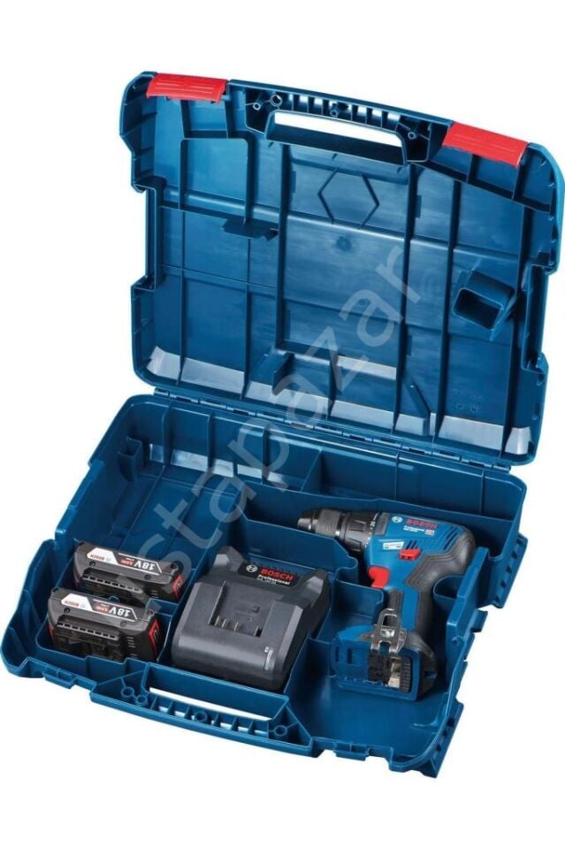 Bosch Professional GSR 18V-50 Çift Akülü 2 Ah + 5 Ah Vidalama Makinesi 06019H5003