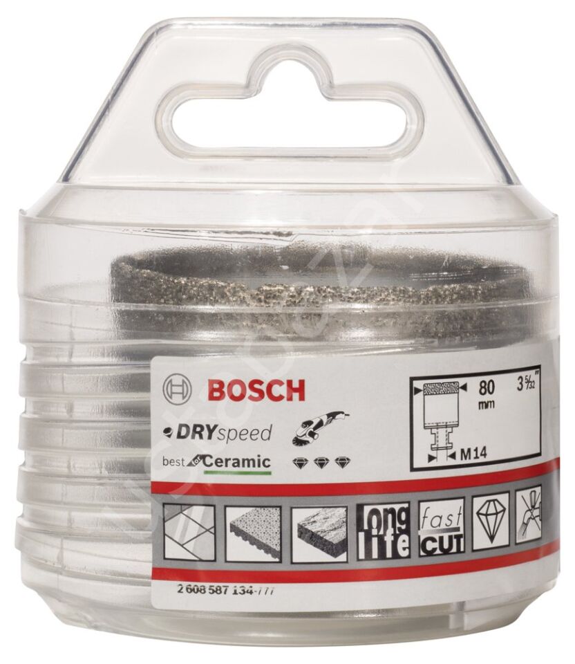 Bosch - Best Serisi, Taşlama İçin Seramik Kuru Elmas Delici 80*35 mm 2608587134