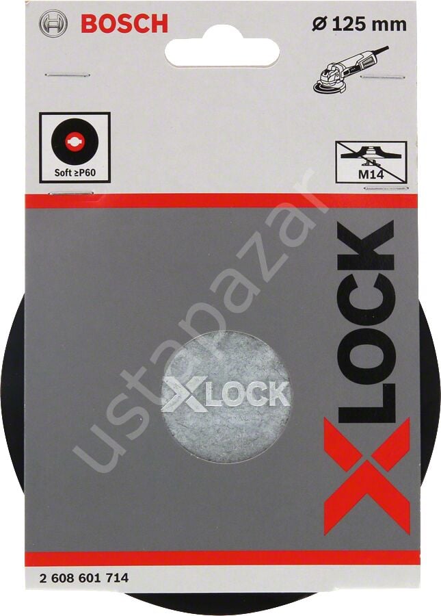 Bosch - X-LOCK - 125 mm Fiber Disk Yumuşak Taban 2608601714