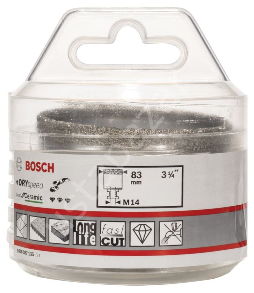 Bosch - Best Serisi, Taşlama İçin Seramik Kuru Elmas Delici 83*35 mm 2608587135