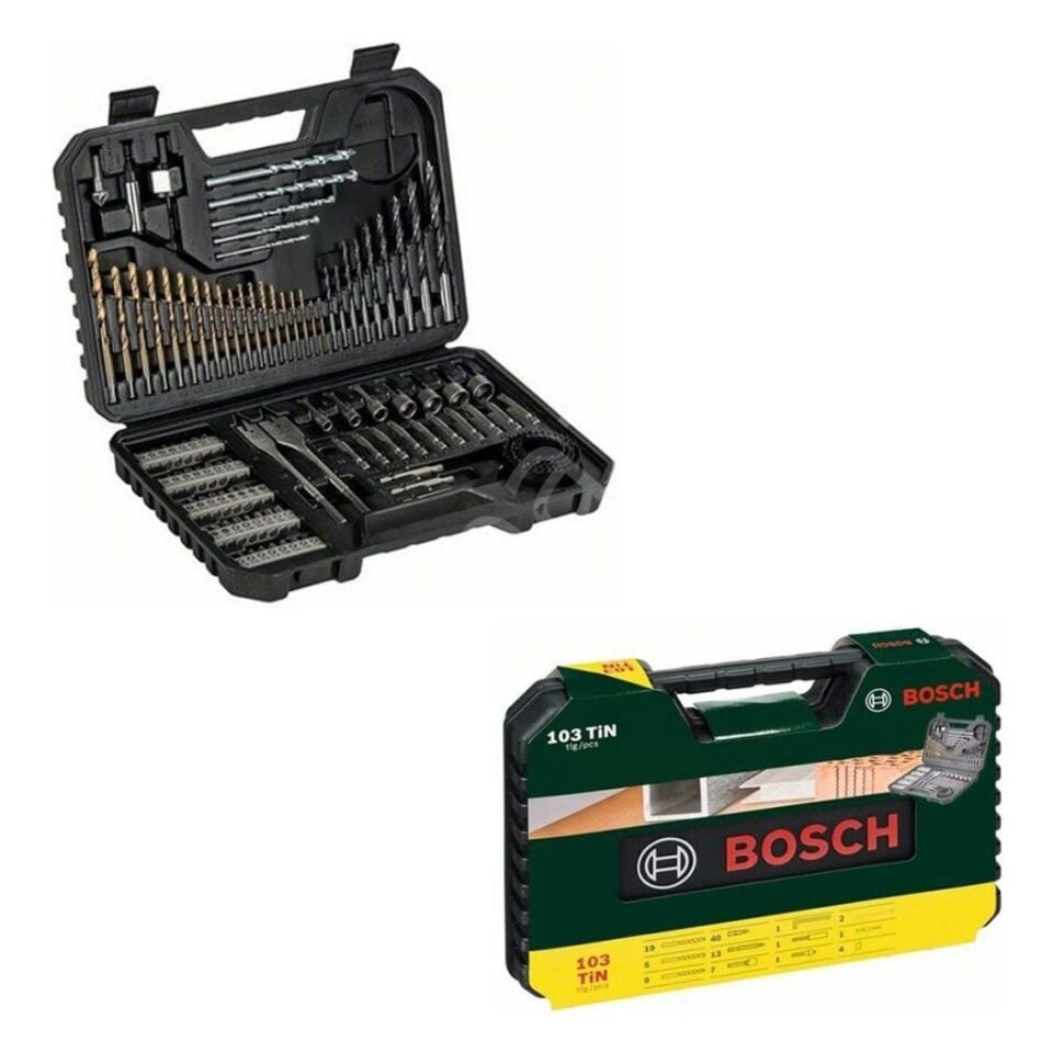 Bosch V-Line 103 Parça Vidalama&Matkap Ucu Set