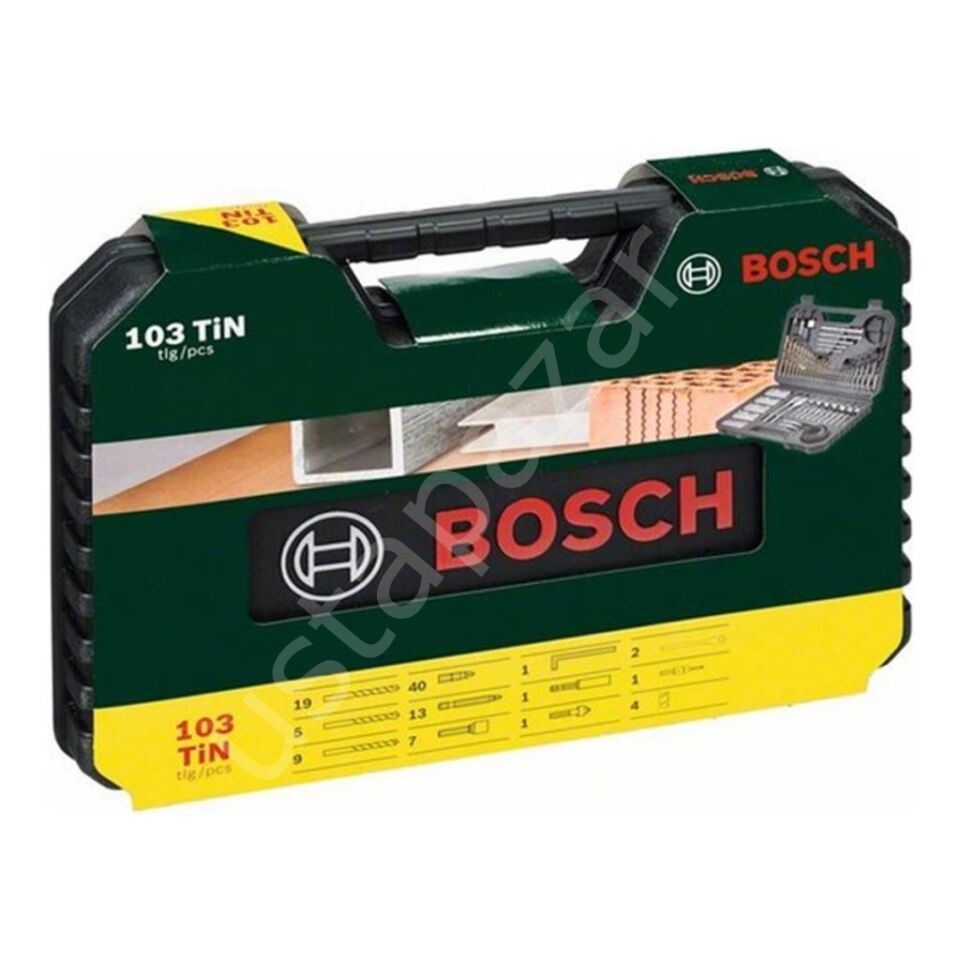 Bosch V-Line 103 Parça Vidalama&Matkap Ucu Set