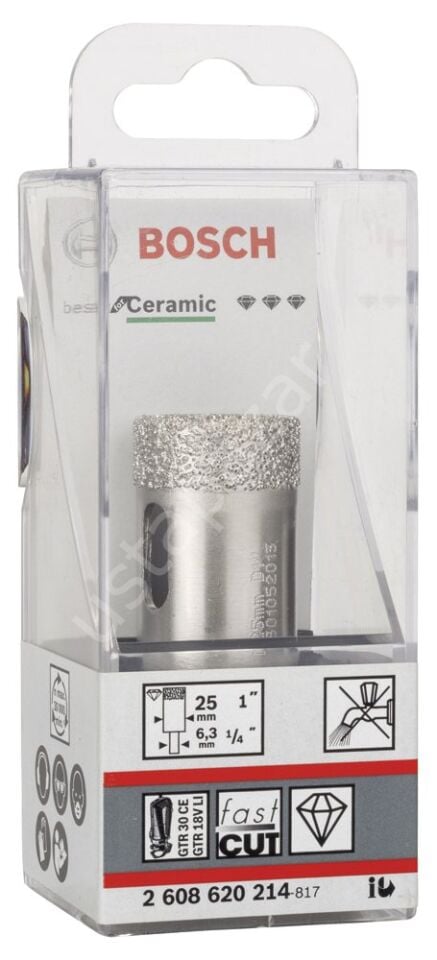 Bosch - Best Serisi, GTR 30 İçin Seramik Kuru Elmas Delici 25*35 mm 2608620214