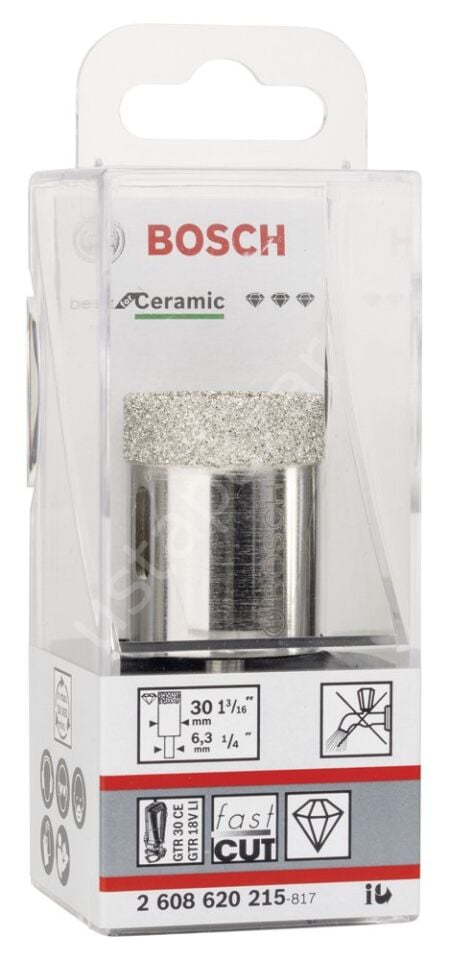 Bosch - Best Serisi, GTR 30 İçin Seramik Kuru Elmas Delici 30*35 mm 2608620215