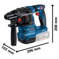 Bosch Professional Gbh 185-LI Akülü Kırıcı Delici (Solo) 0611924020