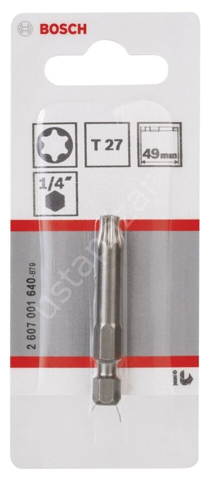 Bosch - Extra Hard Serisi Vidalama Ucu T27*49 mm 1'li 2607001640