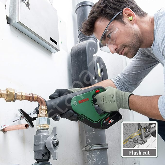 Bosch AdvancedRecip 18 Tek Akülü Tilki Kuyruğu Testere (1 x 2.5 Ah) 06033B2403