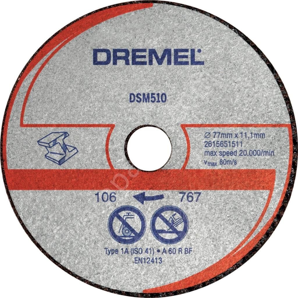 DREMEL® DSM20 metal ve plastik kesme diski (DSM510) 2615S510JA