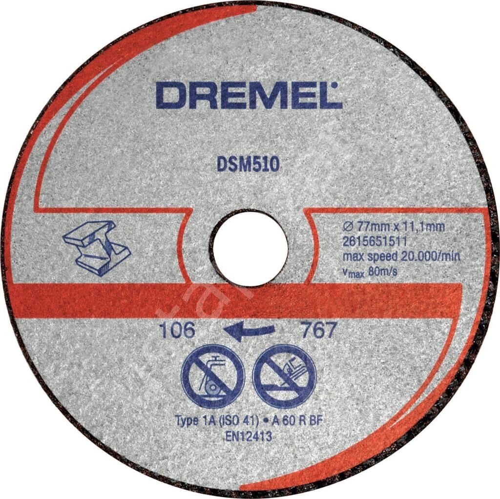 DREMEL® DSM20 metal ve plastik kesme diski (DSM510) 2615S510JA