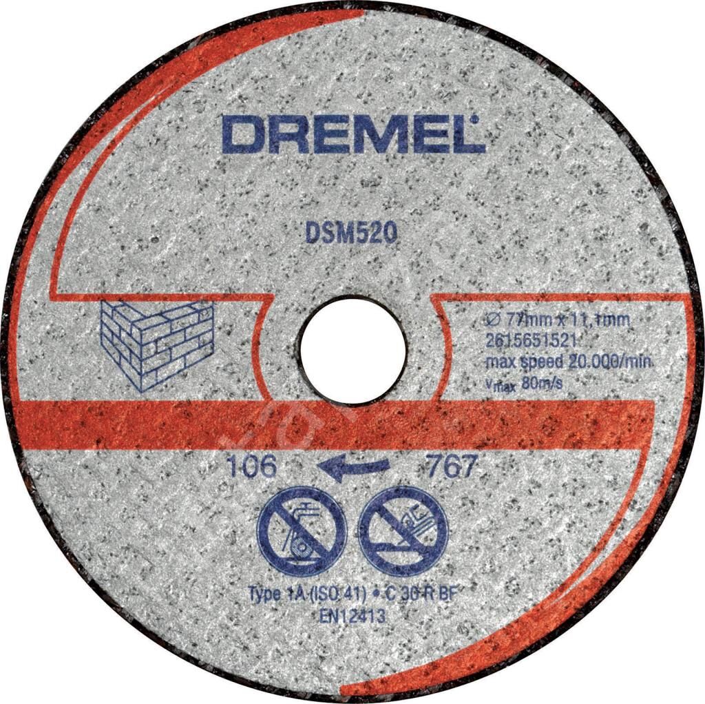 DREMEL® DSM20 duvar kesme diski (DSM520) 2615S520JA