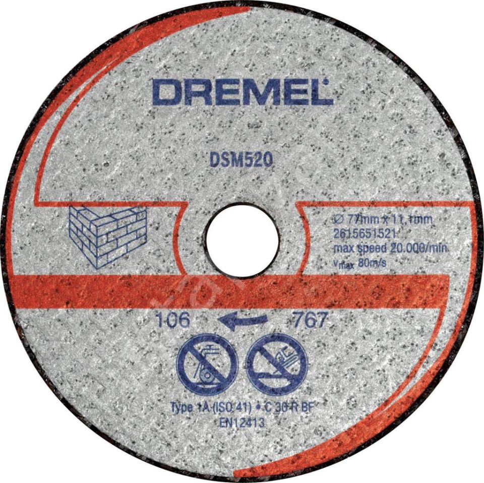 DREMEL® DSM20 duvar kesme diski (DSM520) 2615S520JA