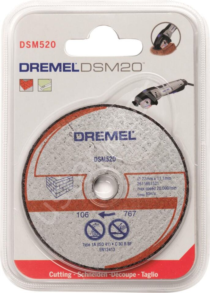 DREMEL® DSM20 duvar kesme diski (DSM520) 2615S520JA
