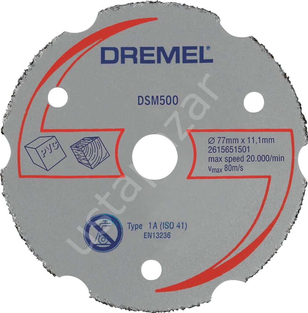 DREMEL® DSM20 çok amaçlı karpit kesme diski (DSM500) 2615S500JA