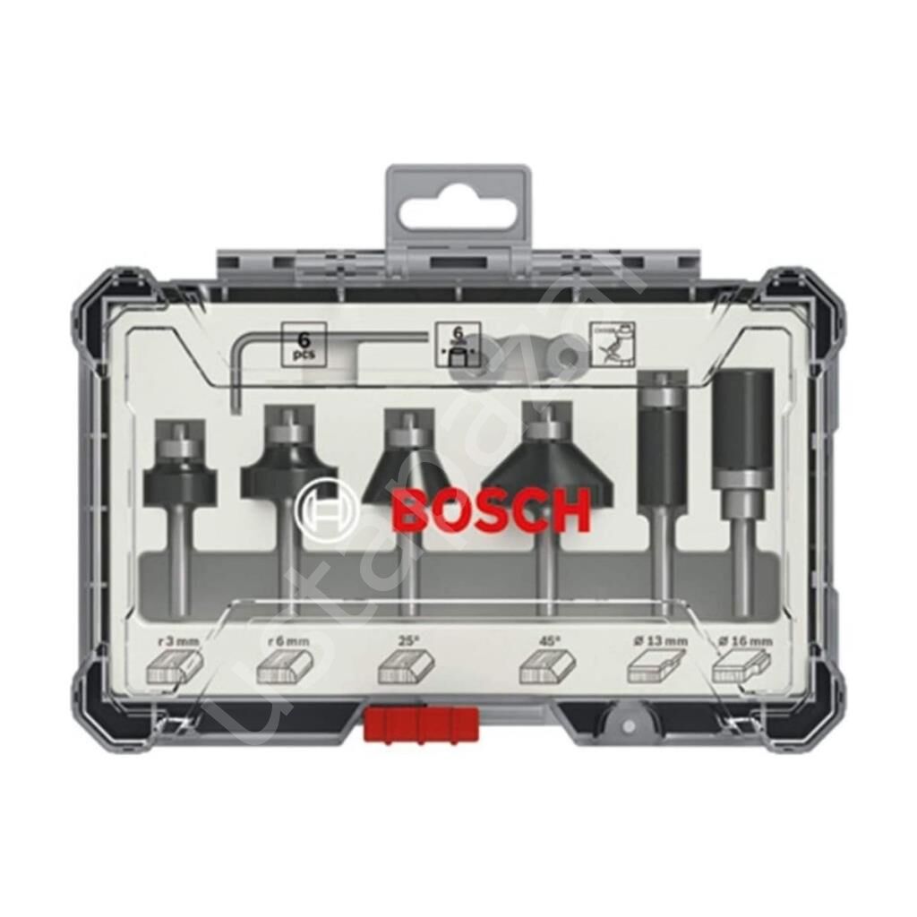 Bosch Freze Seti 6 Parça Karışık 6 mm (Pro) 2607017468