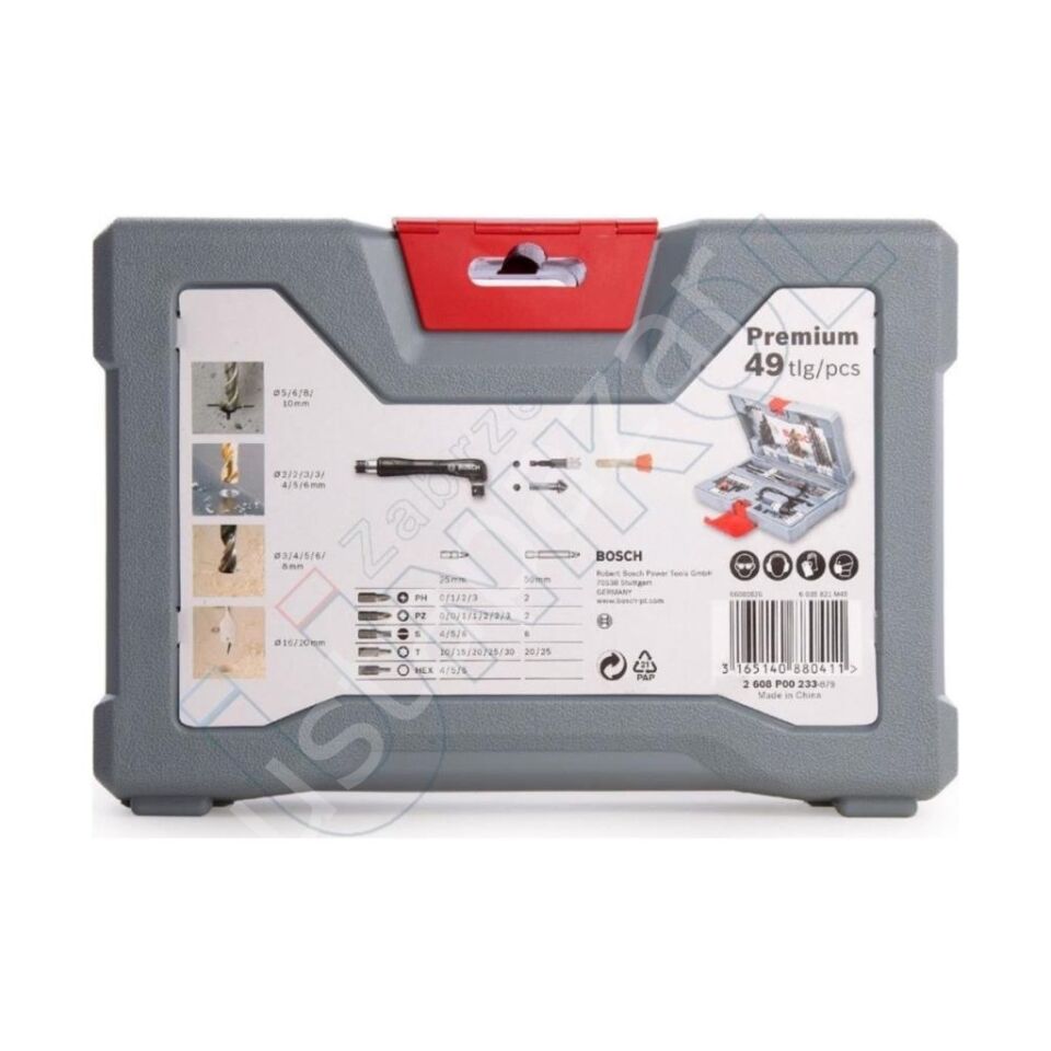 Bosch Premium X-Line 49 Parça Matkap ve Vidalama Seti 2608P00233