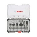 Bosch Freze Seti 6 Parça Karışık 8 mm (Pro) 2607017469