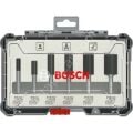 Bosch Freze Seti 6 Parça Düz 6 mm (Pro) 2607017465