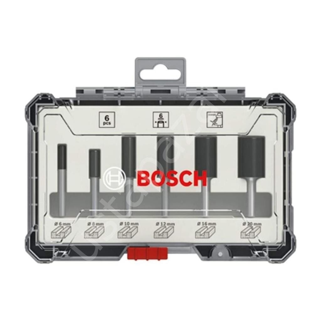 Bosch Freze Seti 6 Parça Düz 6 mm (Pro) 2607017465