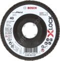 Bosch - X-LOCK - 115 mm 40 Kum Best Serisi Metal Flap Disk 2608619197