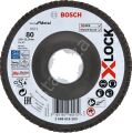 Bosch - X-LOCK - 125 mm 80 Kum Best Serisi Metal Flap Disk 2608619203