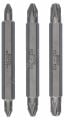 Bosch - Çift Taraflı Vidalama ucu PZ1/2/3*60 mm 3'lü 2607001749