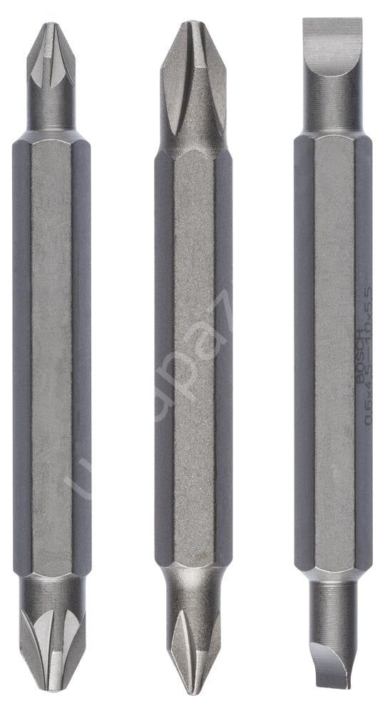 Bosch - Çift Taraflı Vidalama ucu PH1/PZ1/S0*60 mm 3'lü 2607001745