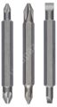 Bosch - Çift Taraflı Vidalama ucu PH1/PZ1/S0*60 mm 3'lü 2607001745