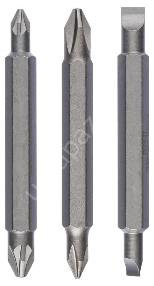 Bosch - Çift Taraflı Vidalama ucu PH1/PZ1/S0*60 mm 3'lü 2607001745