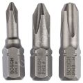 Bosch - 3 Parçalı Extra Hard Serisi Vidalama Ucu Seti PH1/2/3*25 mm 2607001752