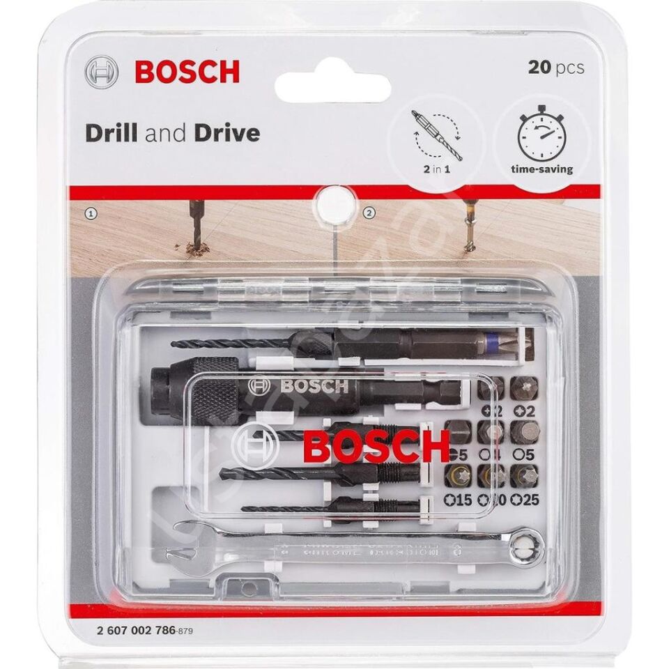 Bosch Drill And Drive Set, 20 Pcs
