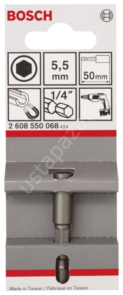 Bosch - Lokma Anahtarı 50*5,5 mm M3 2608550068