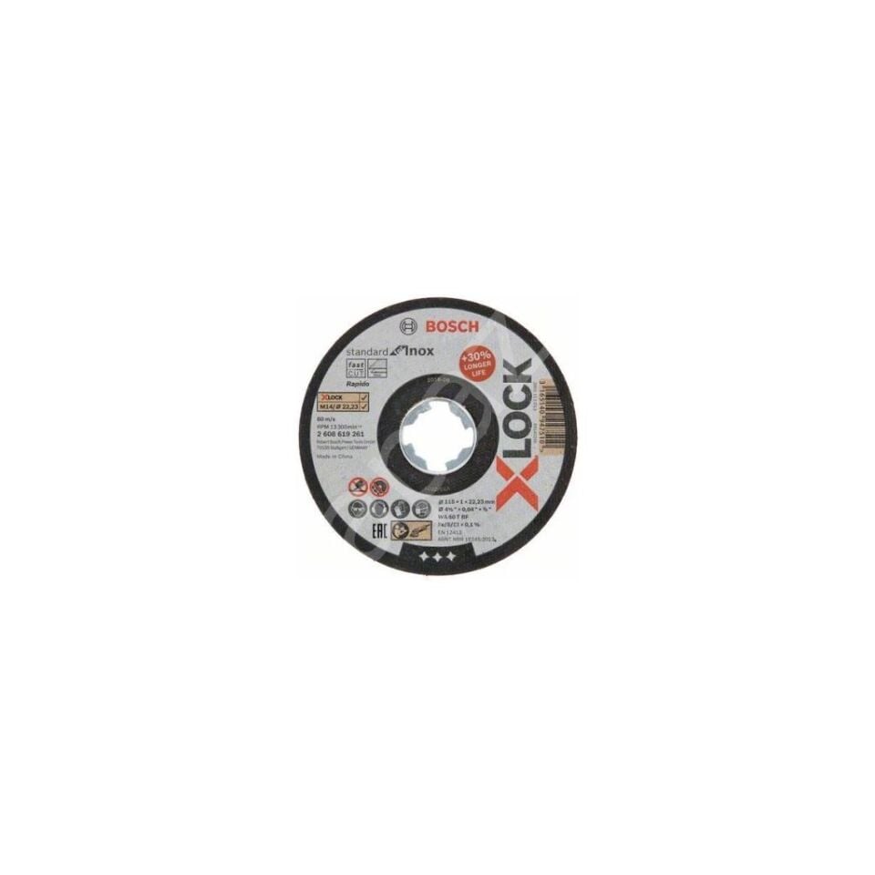 115X1 mm X-Lock Inox Kesme Taşı
