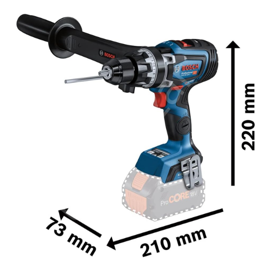 Bosch Professional GSB 18V-150 C Aküsüz Darbeli Vidalama Makinesi 06019J5101