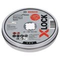 - X-Lock - 125*1,0MM Standard Seri Düz Inox (Paslanmaz Çelik) Kesme Diski (Taş) - Rapido 10'lu 2608619267