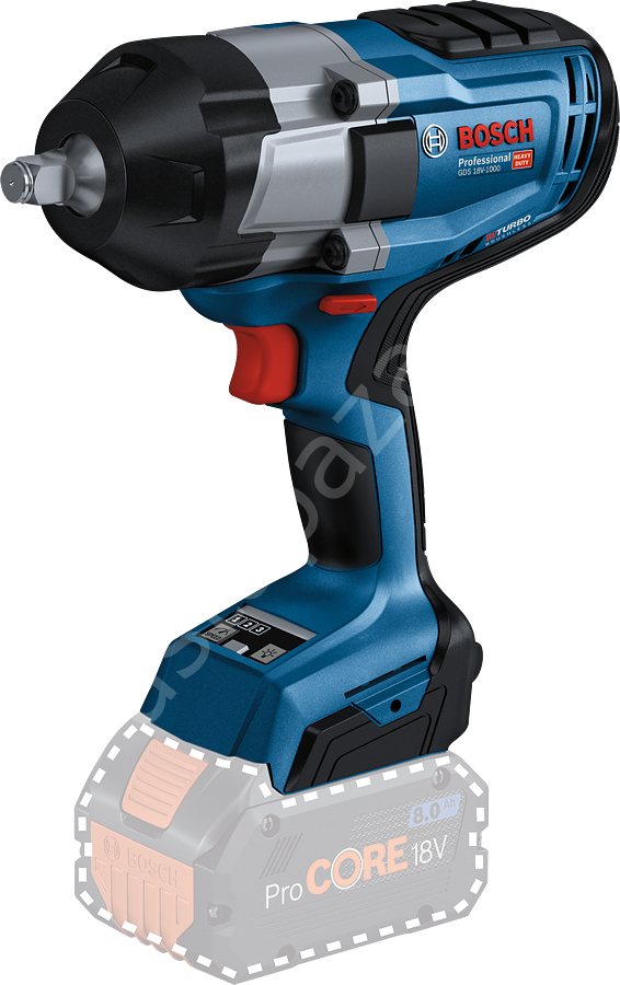 Bosch Professional GDS 18V-1000 (Solo) Akülü Darbeli Somun Sıkma Makinesi 06019J8300